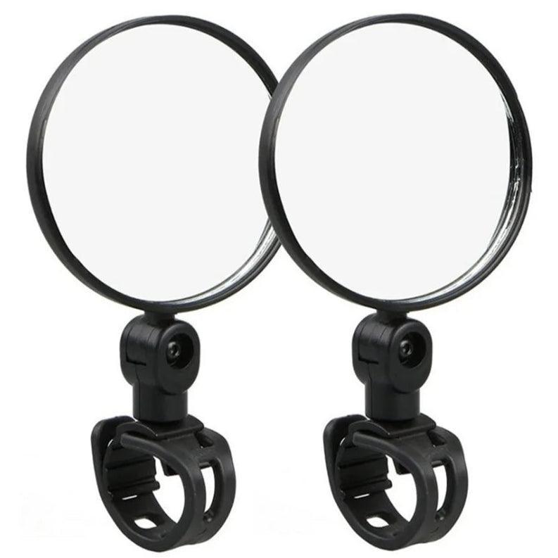 1/2 Piece Universal Bike Rearview Mirror 360 Degree Adjustable Rear View Mirror Cycling Accessories Bicycle Handlebar Mirrors - Franklyn & Page E-Bike Emporium