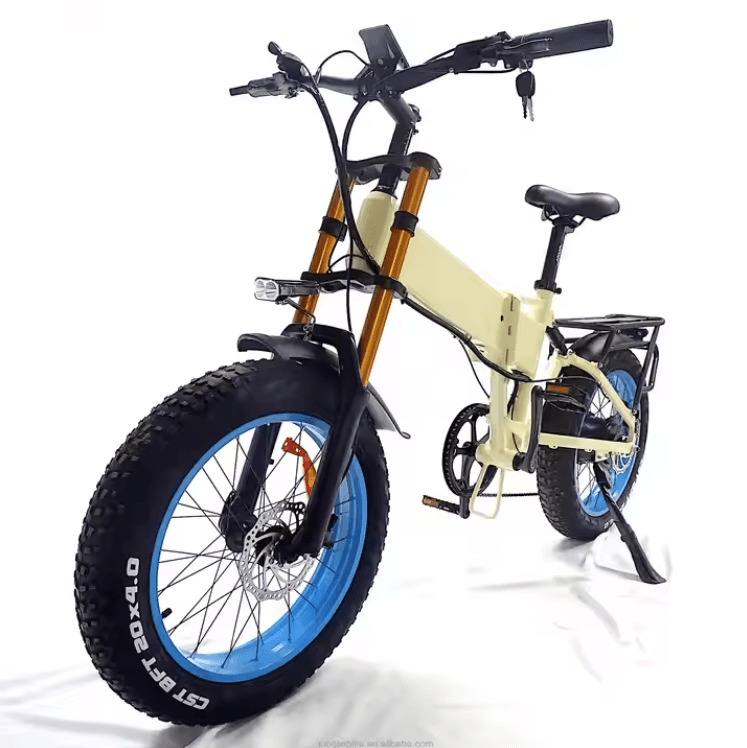 Best Electric Bicycle 48v 2000W Dual Motor Folding Ebike 26" 20" Wheel 21ah battery 1000w - Franklyn & Page Emporium